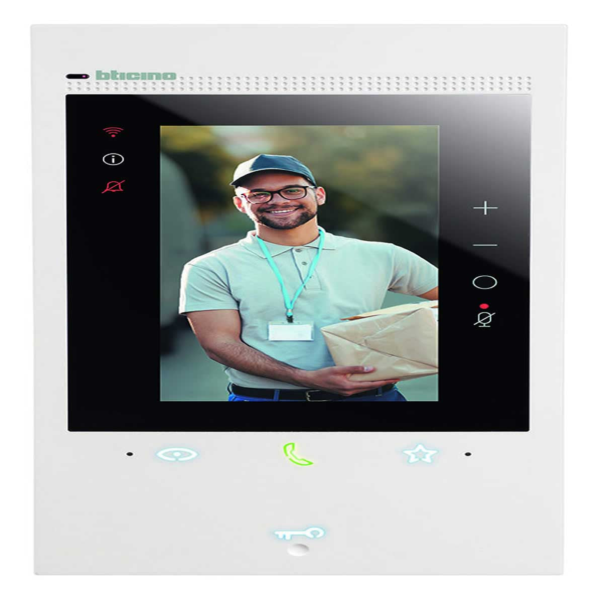 344842 Videocitofono connesso 2 fili / Wi-Fi Bticino vivavoce con assistente vocale Amazon Alexa integrato
